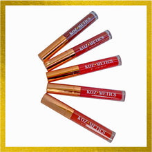 Load image into Gallery viewer, "The Reds" Kollection Long Lasting Liquid Matte Lip Paints